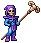 Skeletor pixel sprite