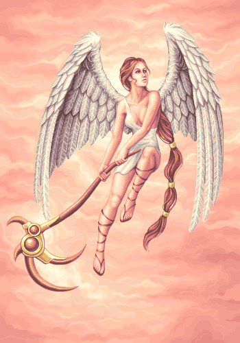 Warrior of Light pixel art