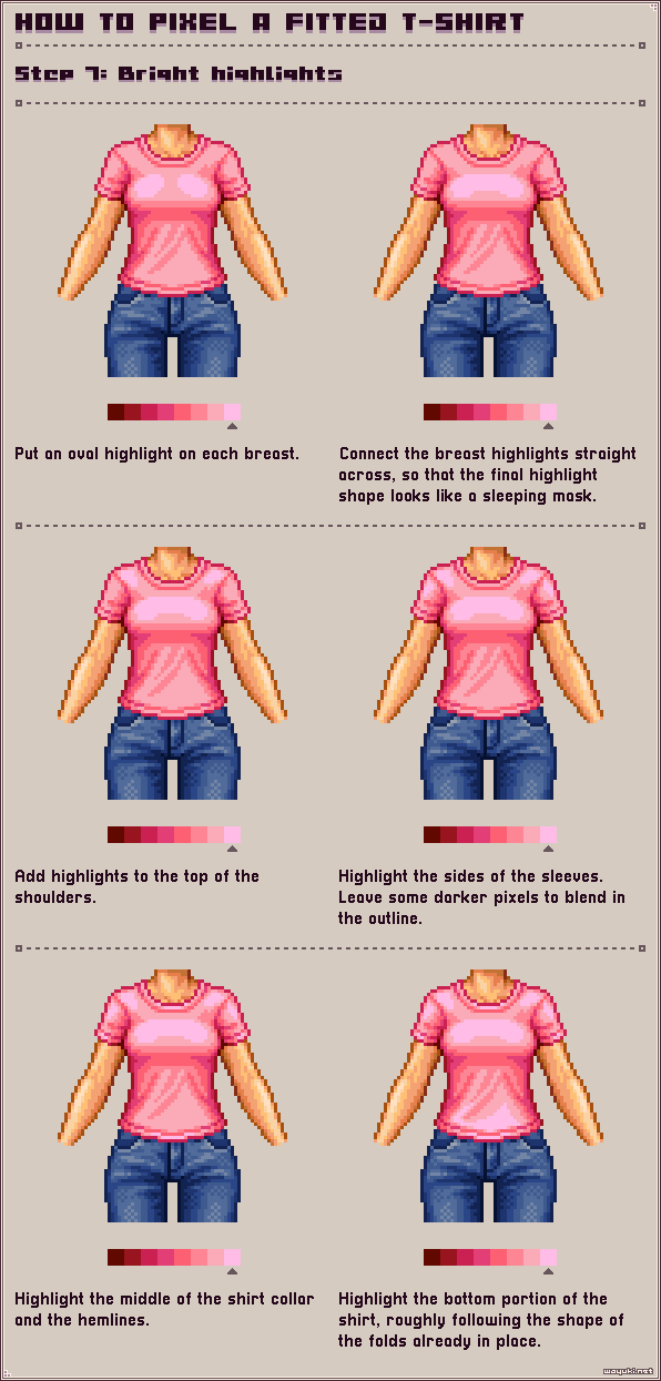 How to pixel sneakers step 7