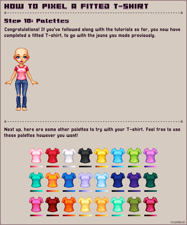 How to pixel sneakers step 10
